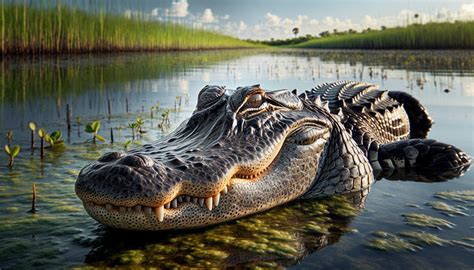  Alligator: Wie ein prähistorisches Monster durch Sümpfe gleitet und Sonnenbäder genießt!